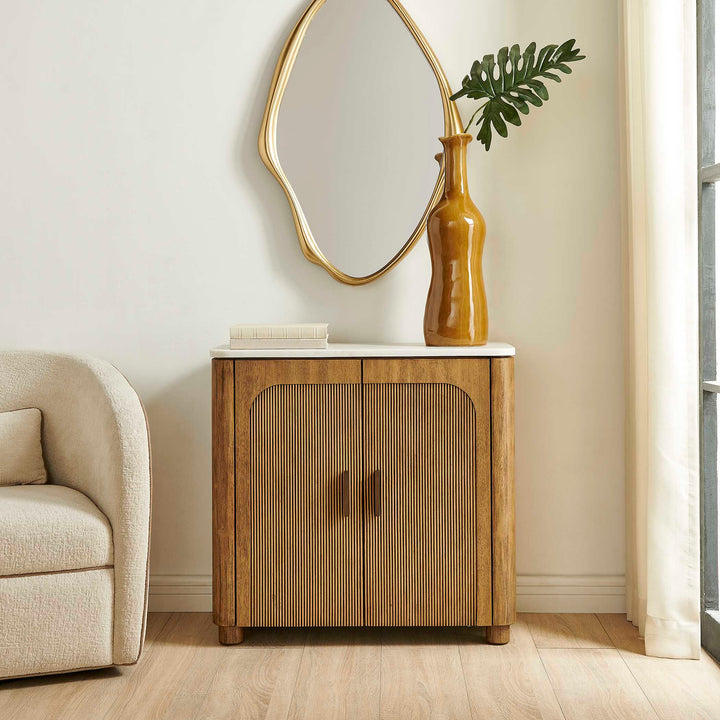 Mebarak Reeded 2 Door Cabinet