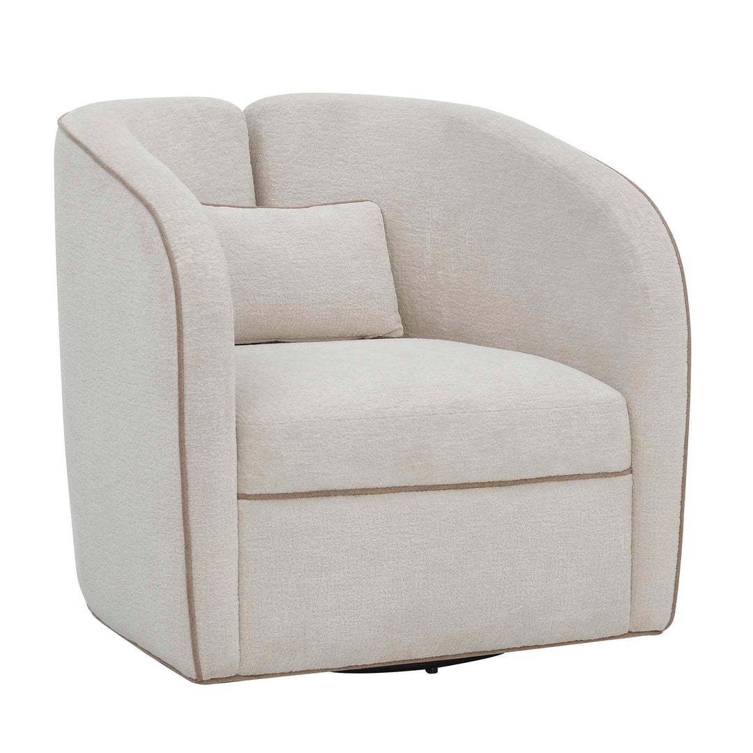 Vega Ecru Swivel Chair