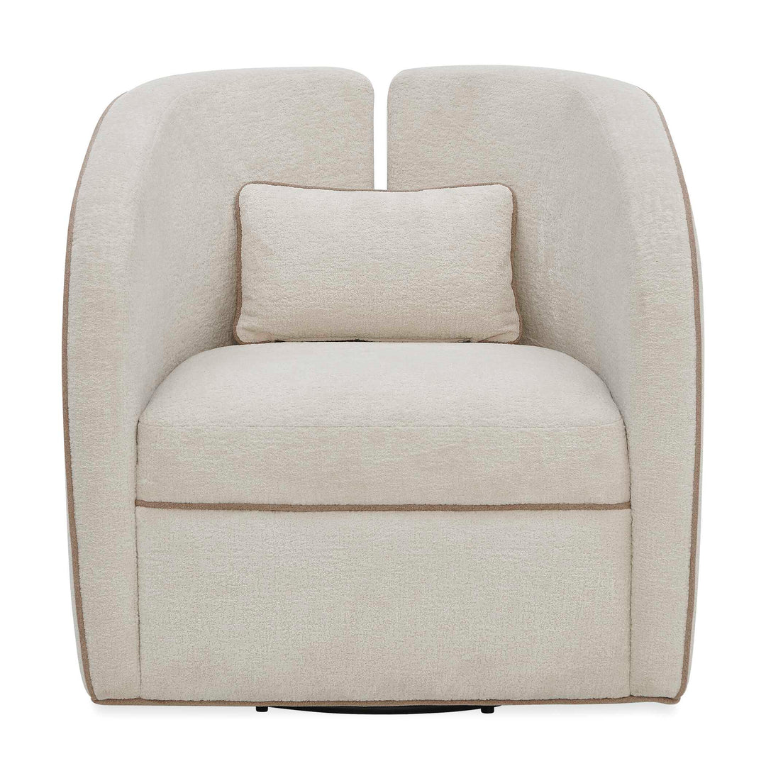 Vega Ecru Swivel Chair