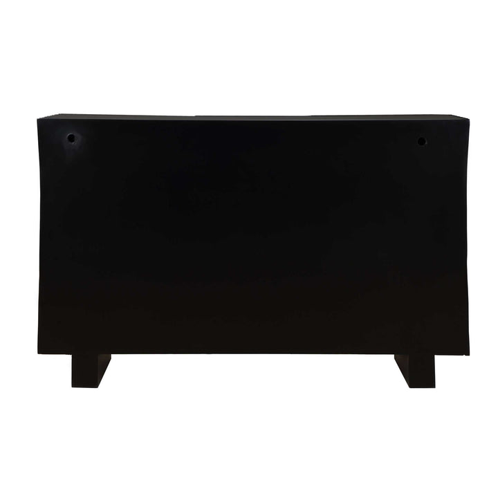 Mercado Black 3 Door Cabinet