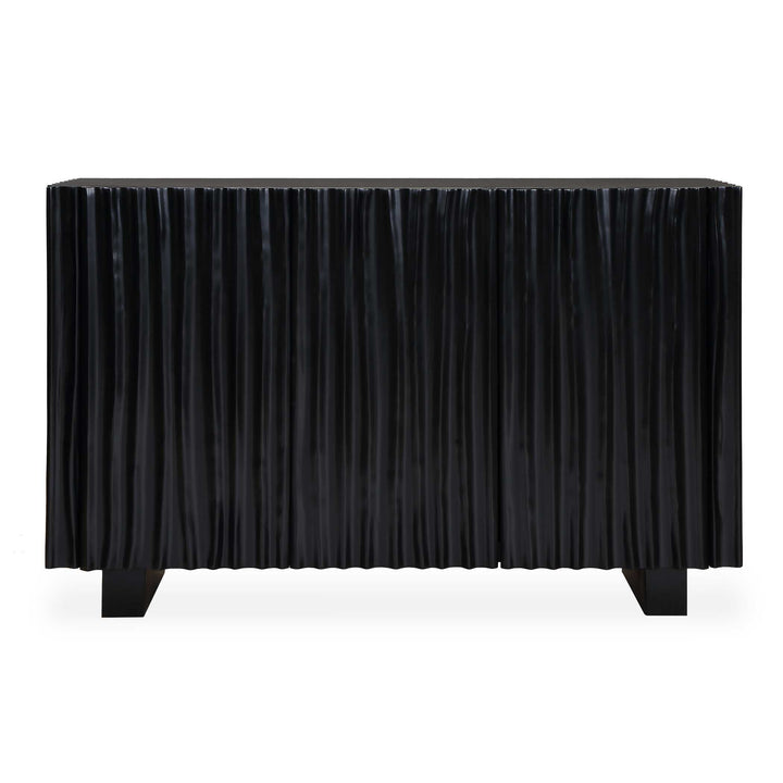 Mercado Black 3 Door Cabinet