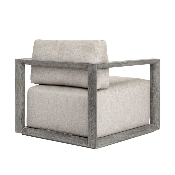 Remsen Outdoor Weathered Gray/Dove Lounge Chair