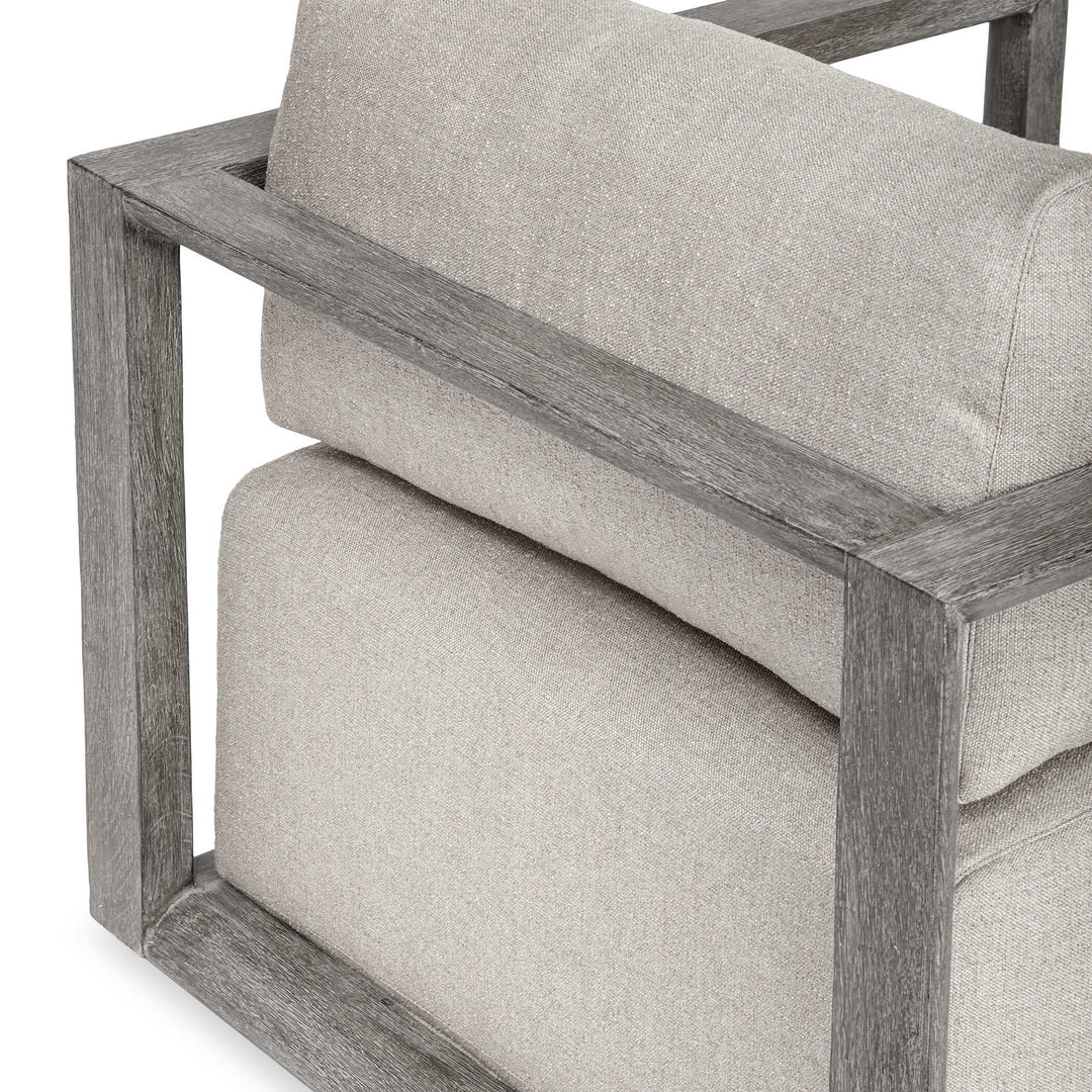 Remsen Outdoor Weathered Gray/Dove Lounge Chair