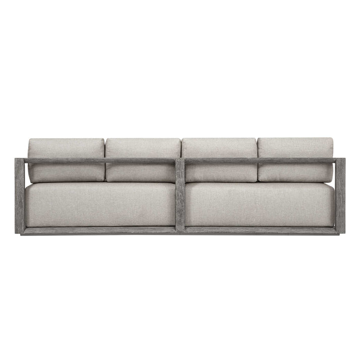 Remsen Outdoor Weathered Gray/Dove Large Sofa