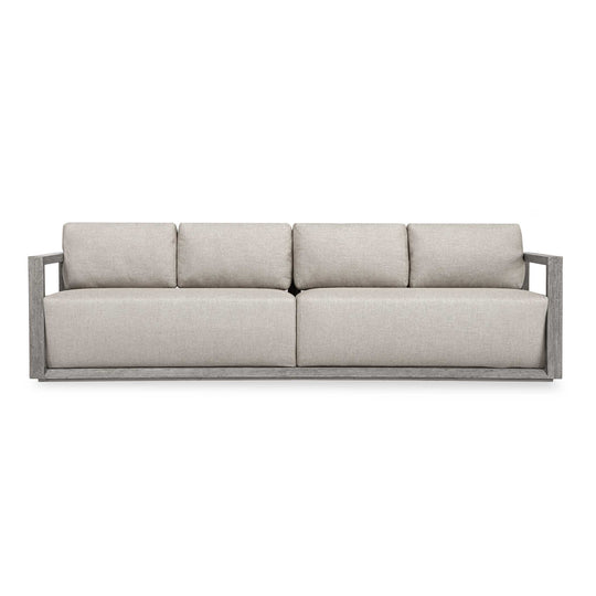 Remsen Outdoor Weathered Gray/Dove Large Sofa
