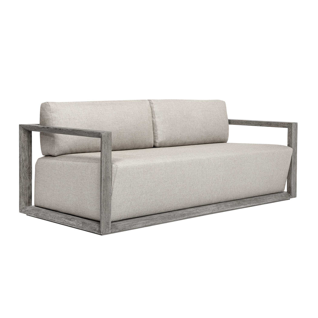 Remsen Outdoor Weathered Gray/Dove Sofa