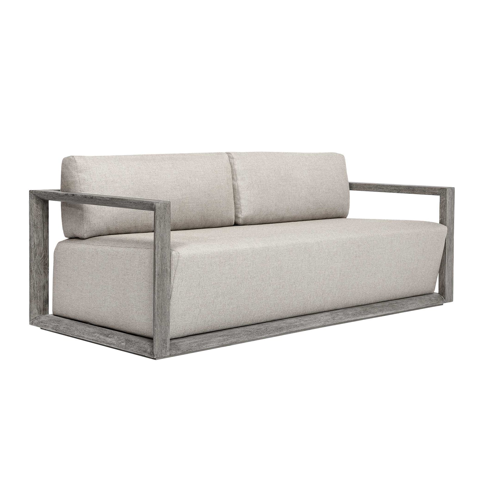 Remsen Outdoor Weathered Gray/Dove Sofa