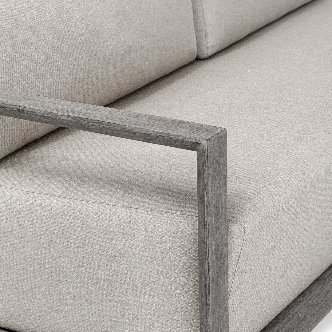 Remsen Outdoor Weathered Gray/Dove Sofa