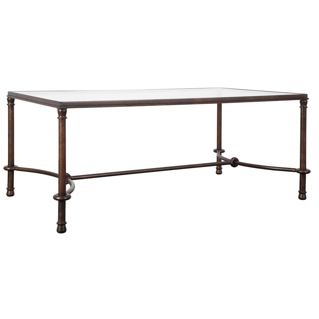 American Home Furniture Uttermost Warring Iron Coffee Table