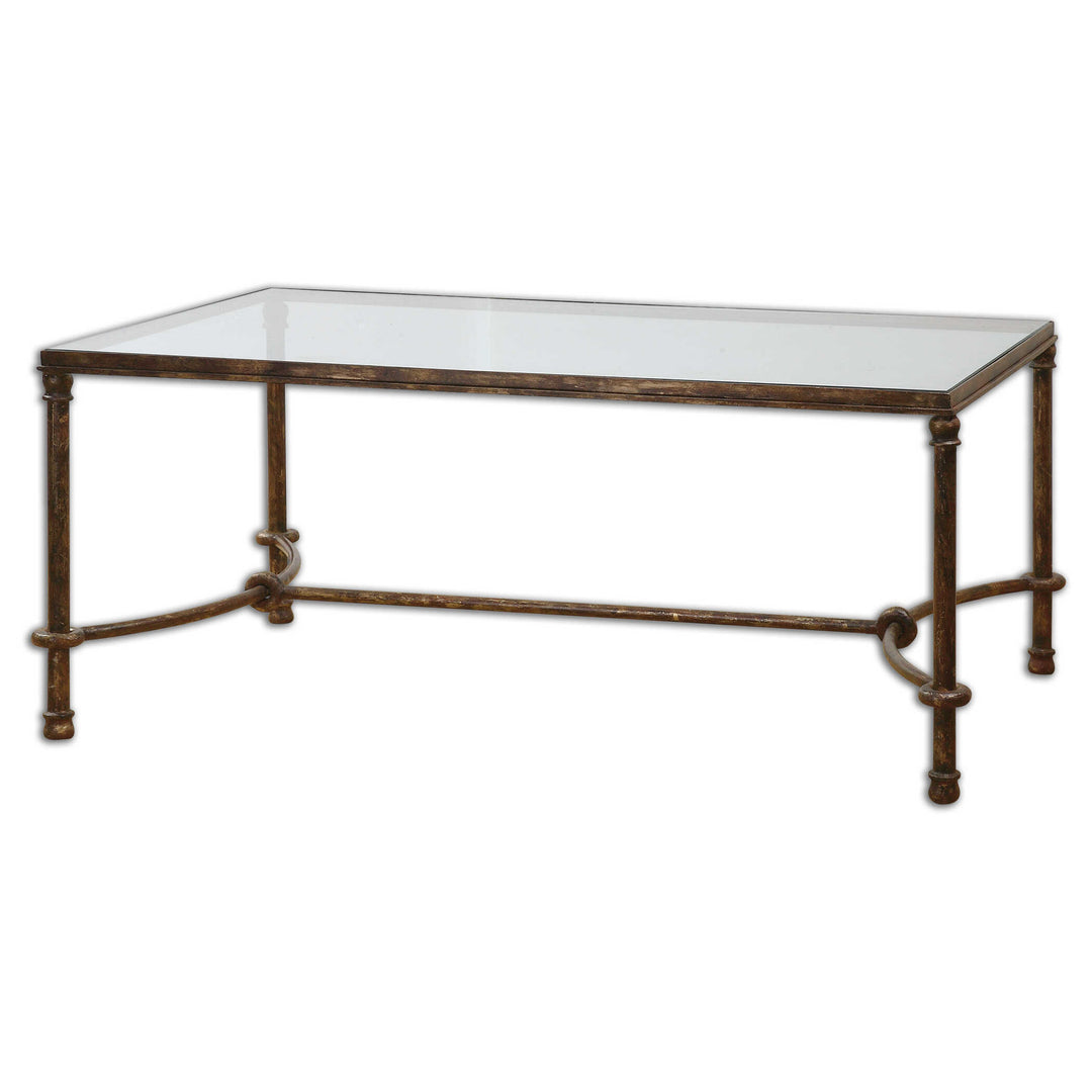 American Home Furniture Uttermost Warring Iron Coffee Table