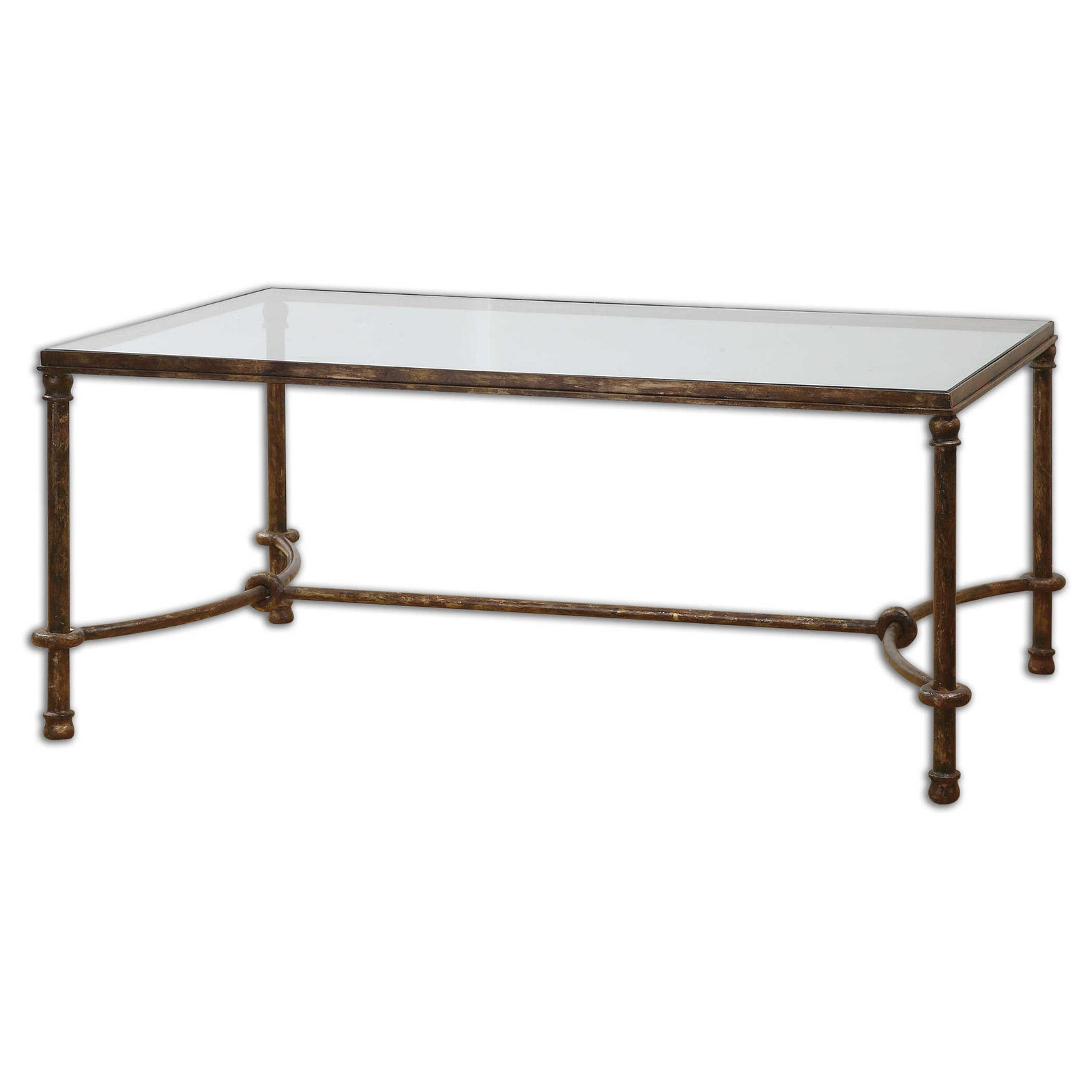 American Home Furniture Uttermost Warring Iron Coffee Table