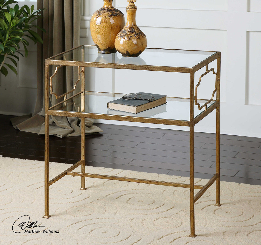 American Home Furniture Uttermost Genell Side Table