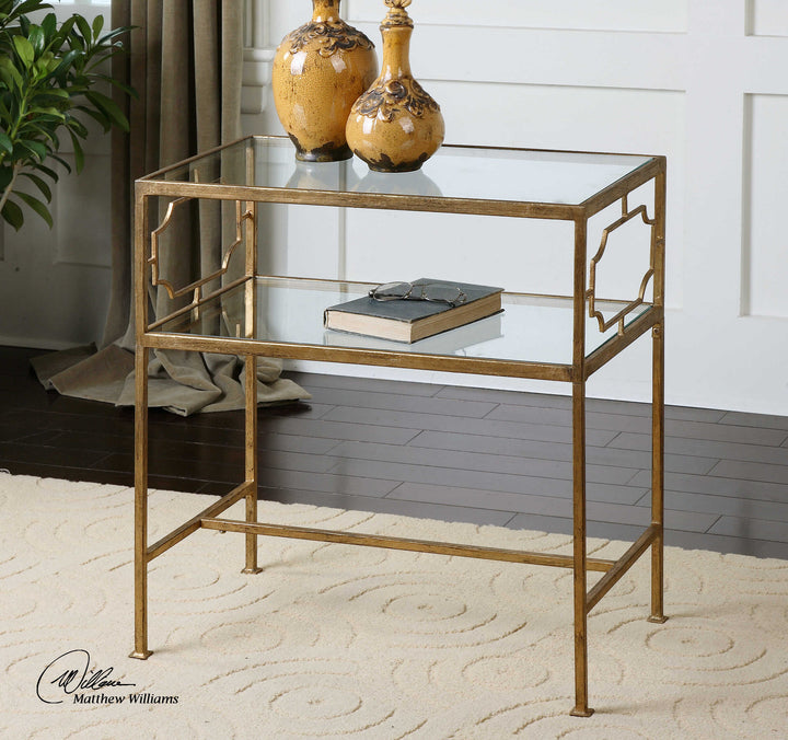 American Home Furniture Uttermost Genell Side Table