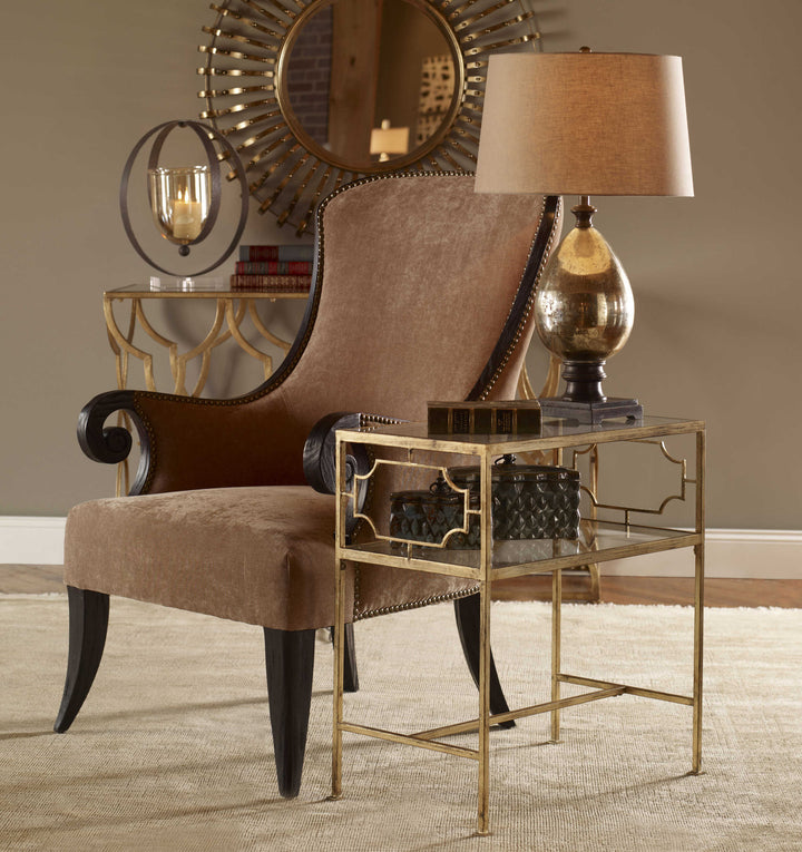American Home Furniture Uttermost Genell Side Table