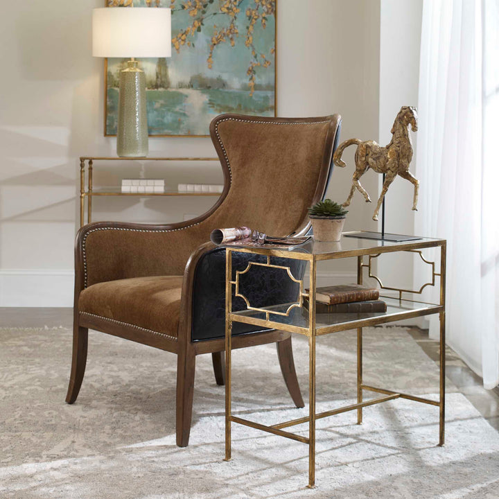 American Home Furniture Uttermost Genell Side Table