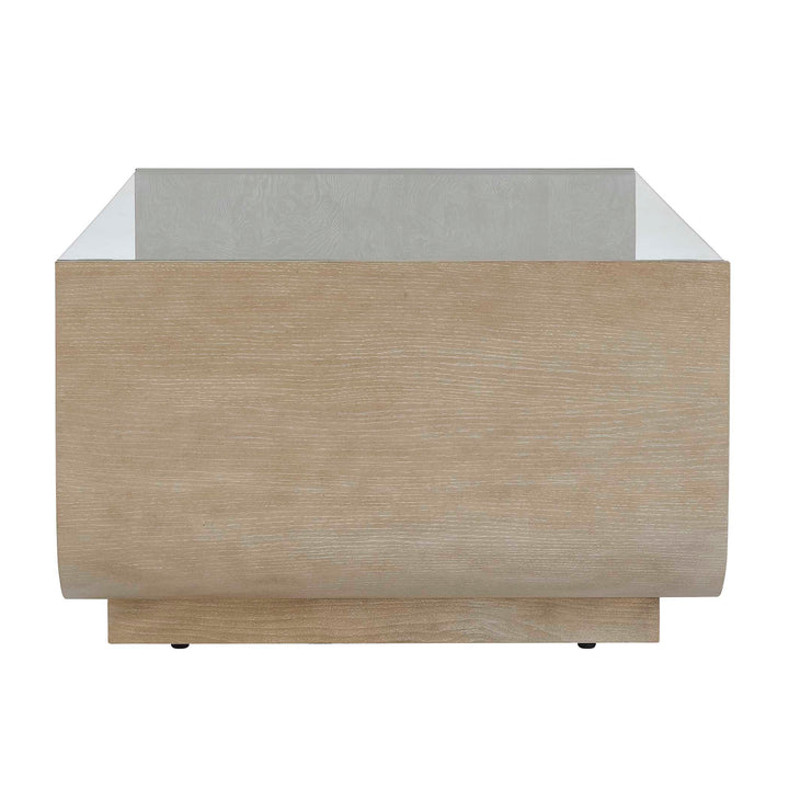 Maeva Modern Glass Coffee Table