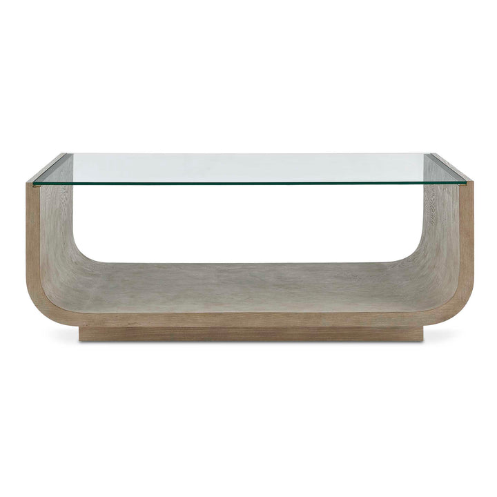 Maeva Modern Glass Coffee Table