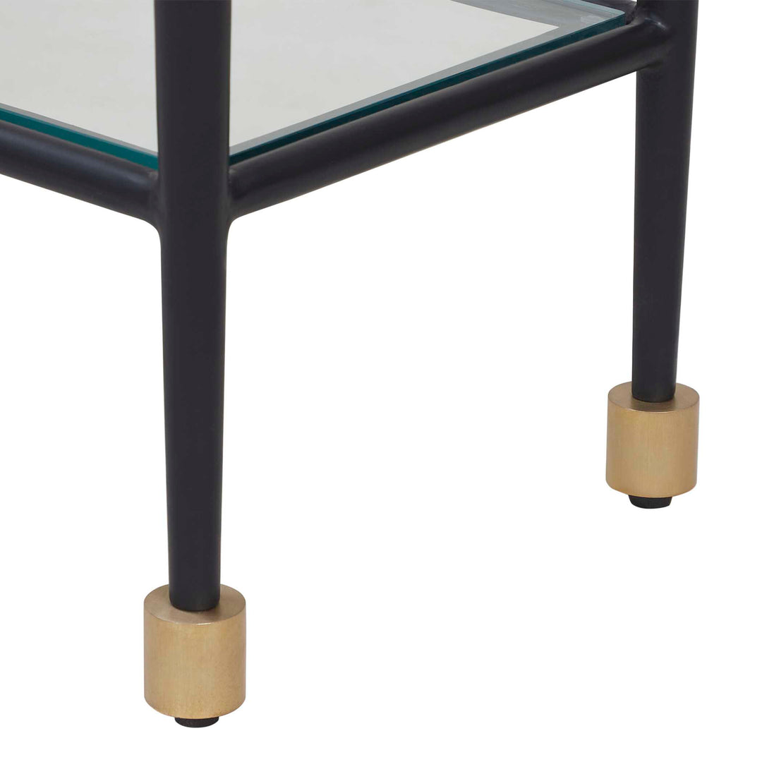 Javana Glass / Iron Console Table