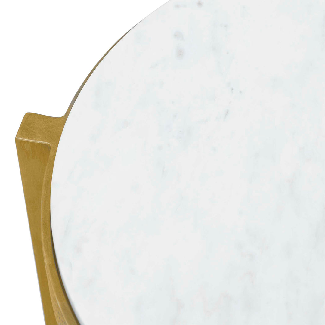 Ocilla Antique Brass Accent Table