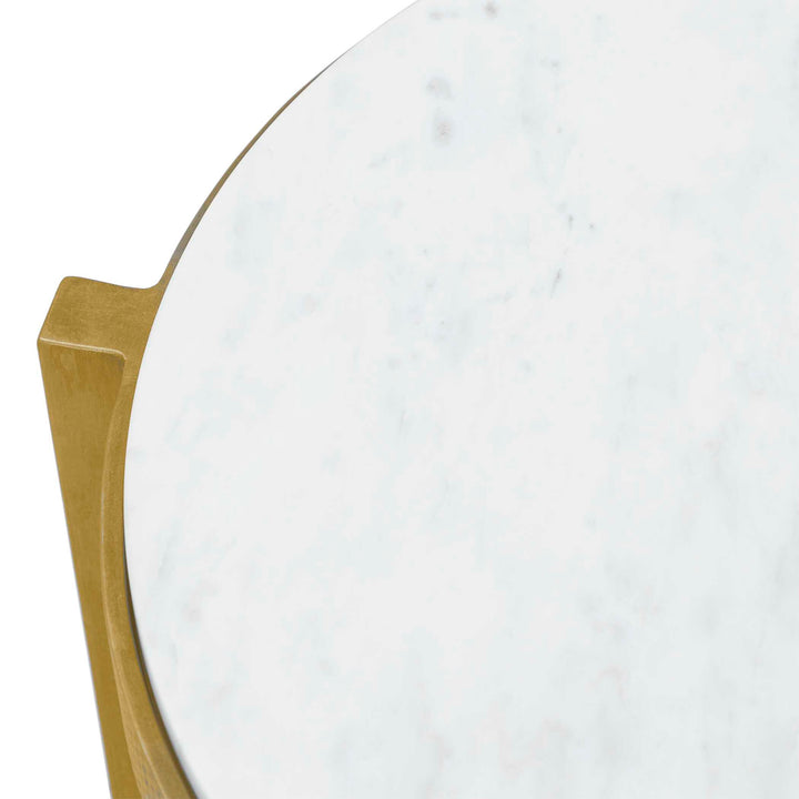 Ocilla Antique Brass Accent Table