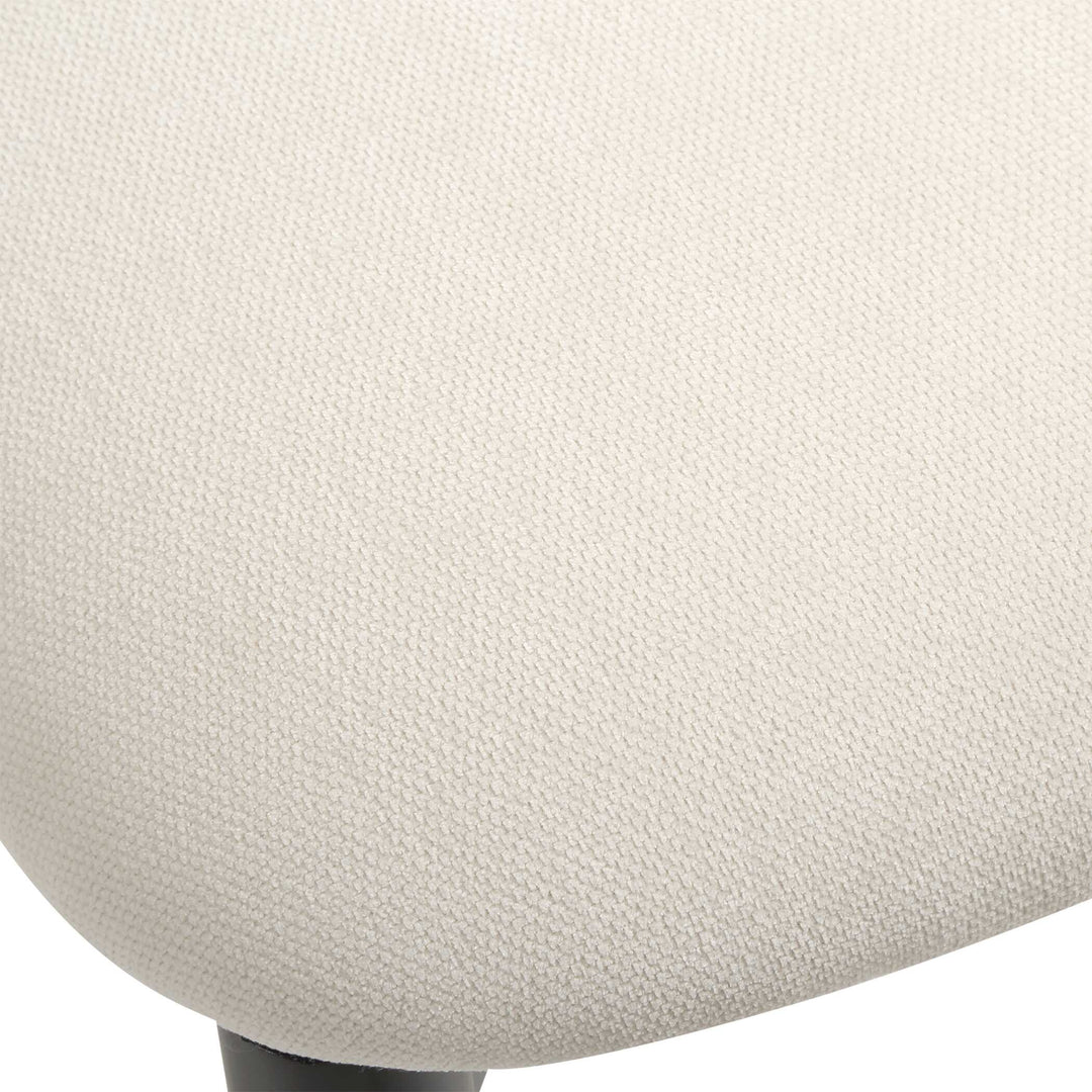 Moxie Black Armless Dining Chair S/2