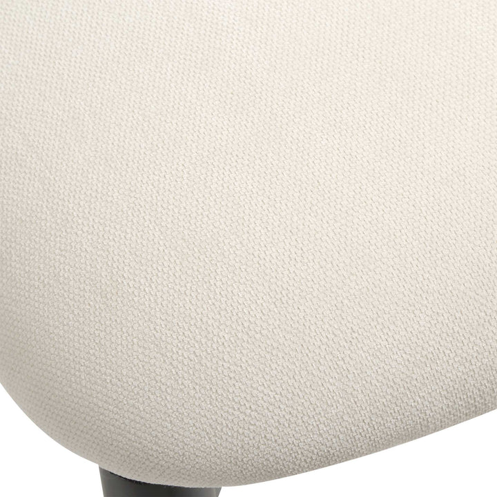 Moxie Black Armless Dining Chair S/2