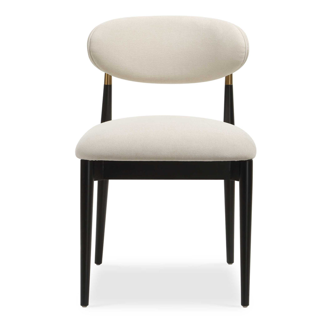 Moxie Black Armless Dining Chair S/2