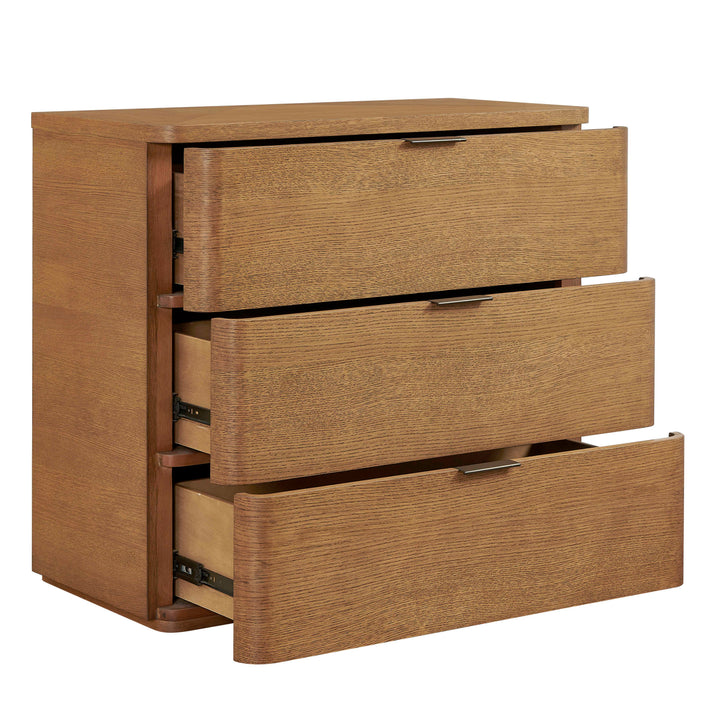 Duluth Oak 3 Drawer Chest