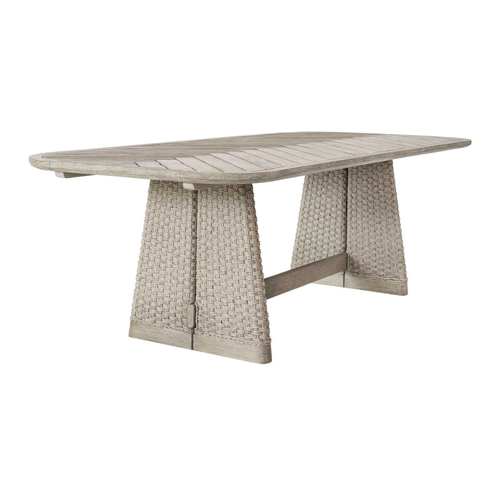 Harbor Herringbone Indoor-Outdoor Dining Table