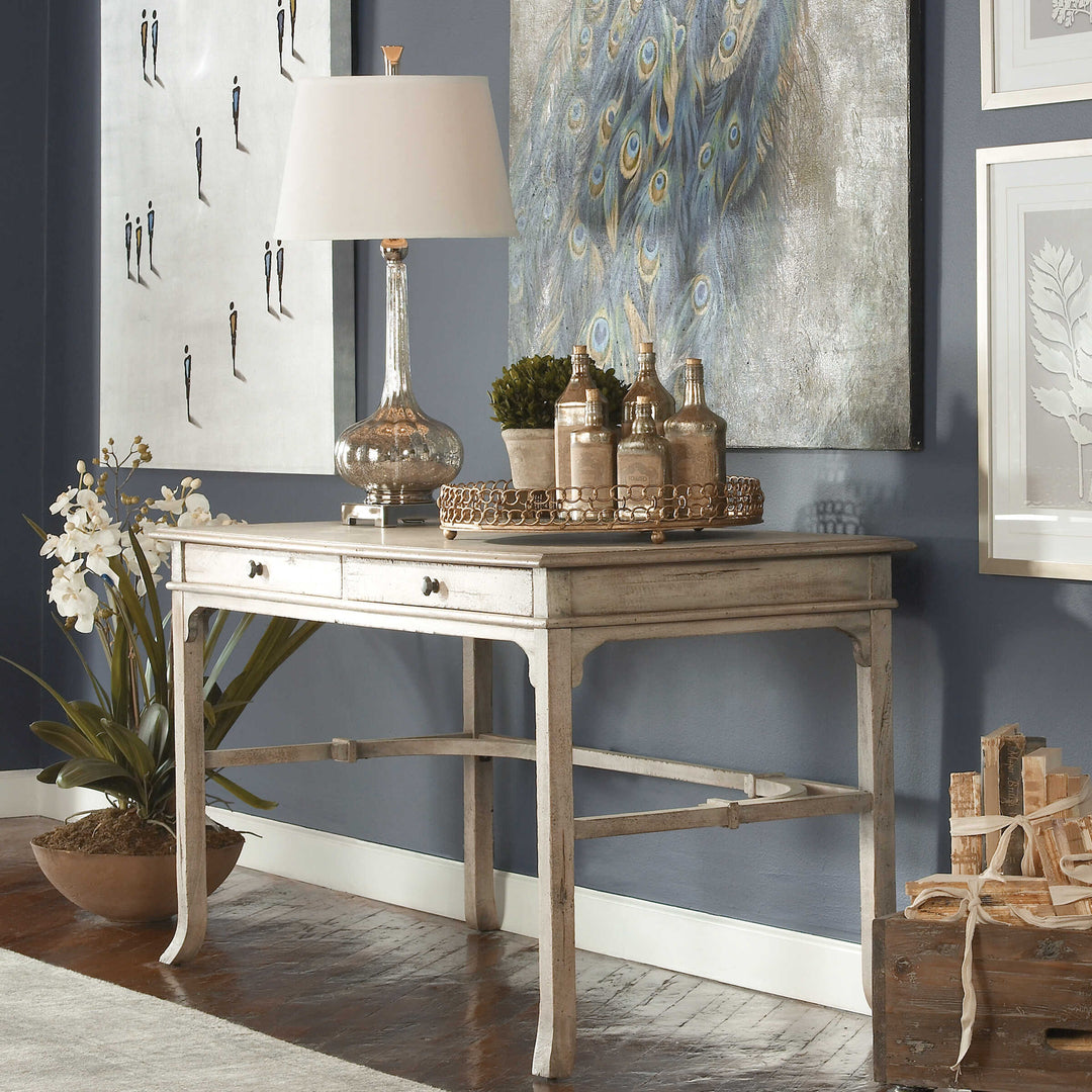 American Home Furniture Uttermost Bridgely Aged Writing Desk