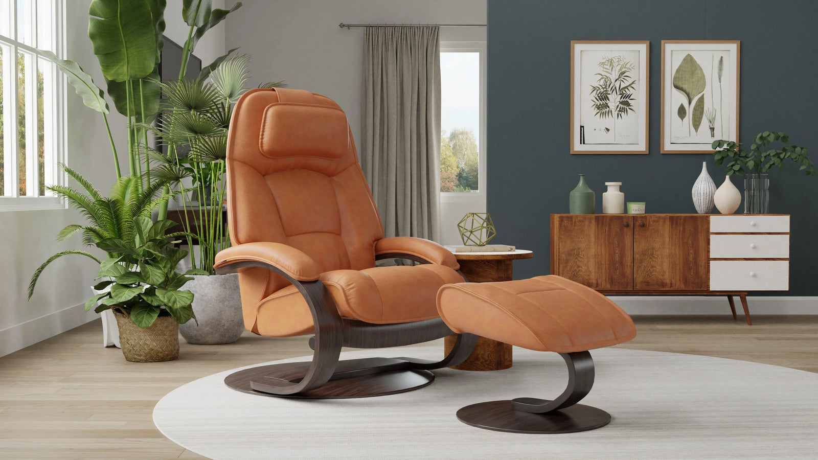 Fjords Admiral C Recliner with Footstool RECLINERS