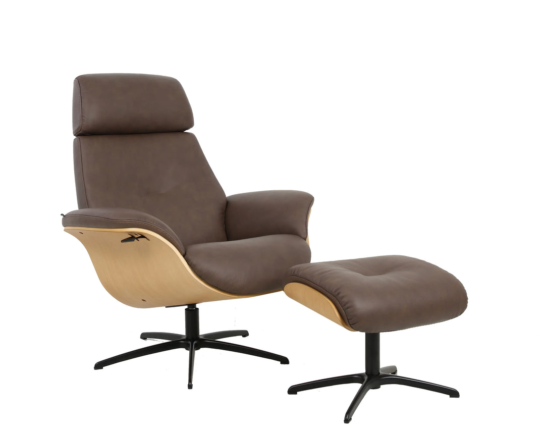 Falcon Recliner with Footstool
