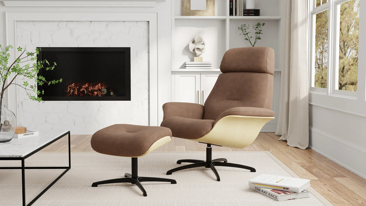 Falcon Recliner with Footstool