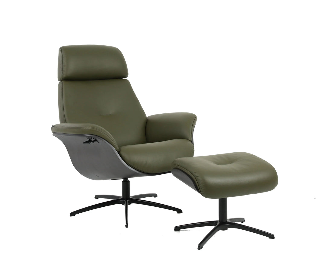 Falcon Recliner with Footstool