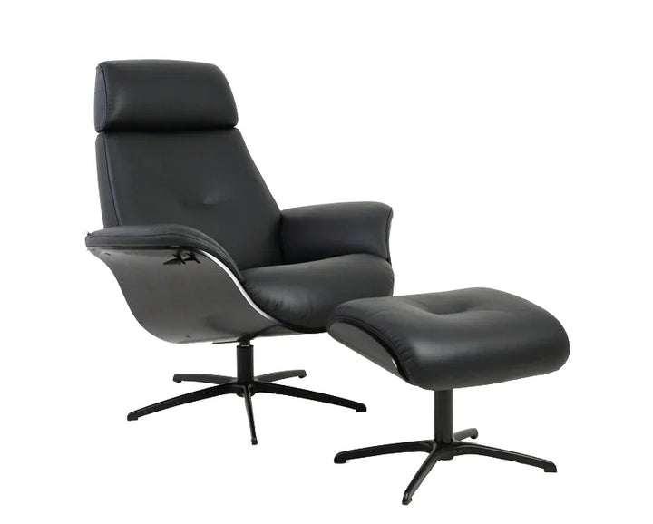 Falcon Recliner with Footstool