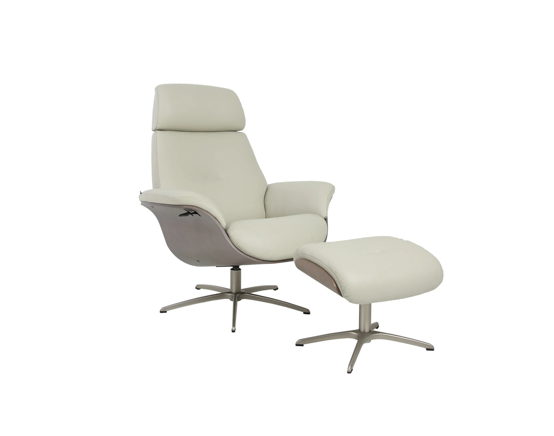 Falcon Recliner with Footstool