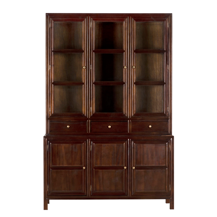 Noir - Colonial Hutch, Hand Rubbed Brown - GARM119HBR