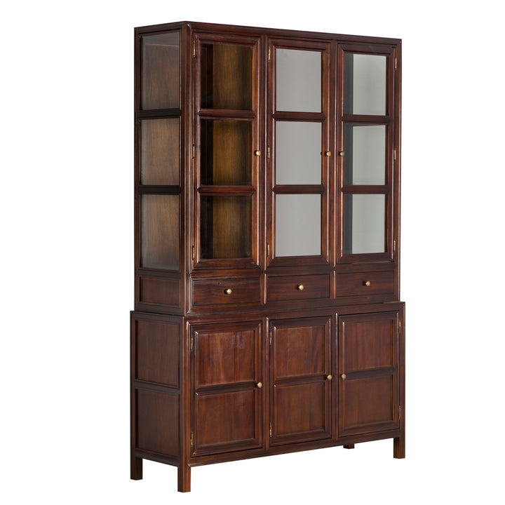 Noir - Colonial Hutch, Hand Rubbed Brown - GARM119HBR