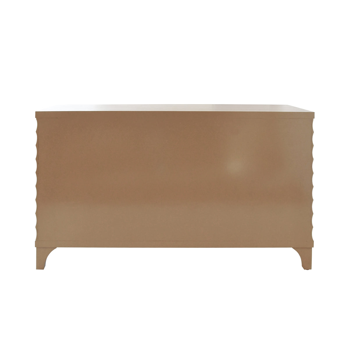 Four Door Buffet With Horizontal Fluted Detail In Cerused Oak - GATES CO