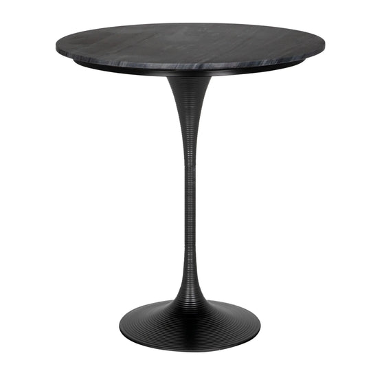 Noir Joni Bar Table, Matte Black BAR + BAR CARTS