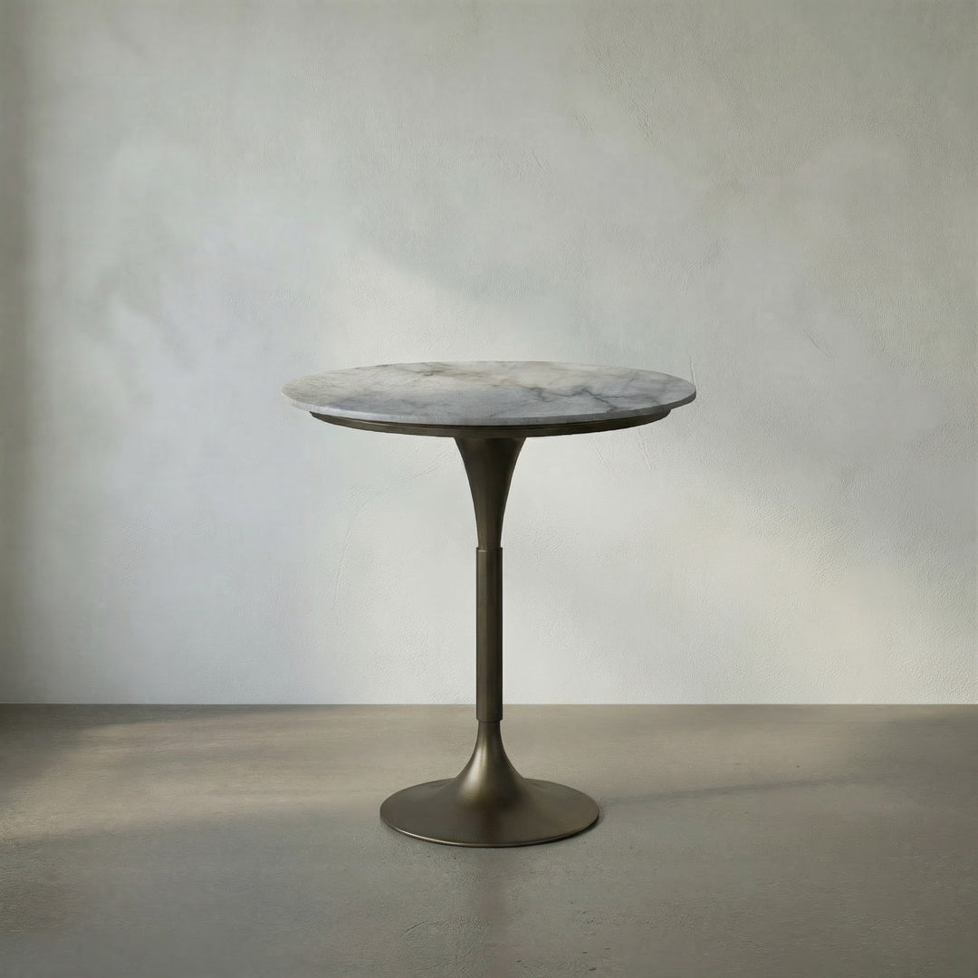 Noir - Jman Bar Table, Aged Brass - GBAR007AB-36