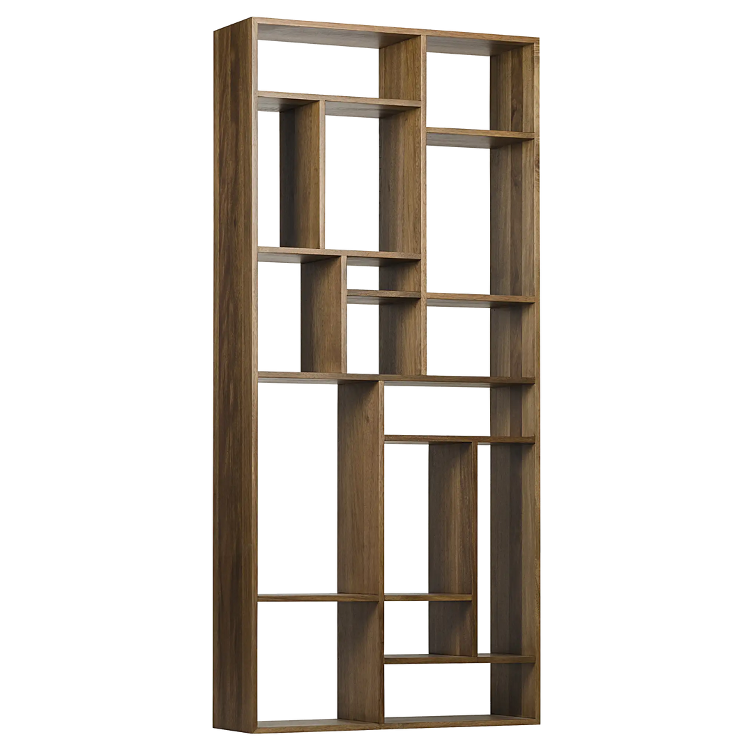 American Home Furniture | Noir - Malic Shelf, Dark Walnut