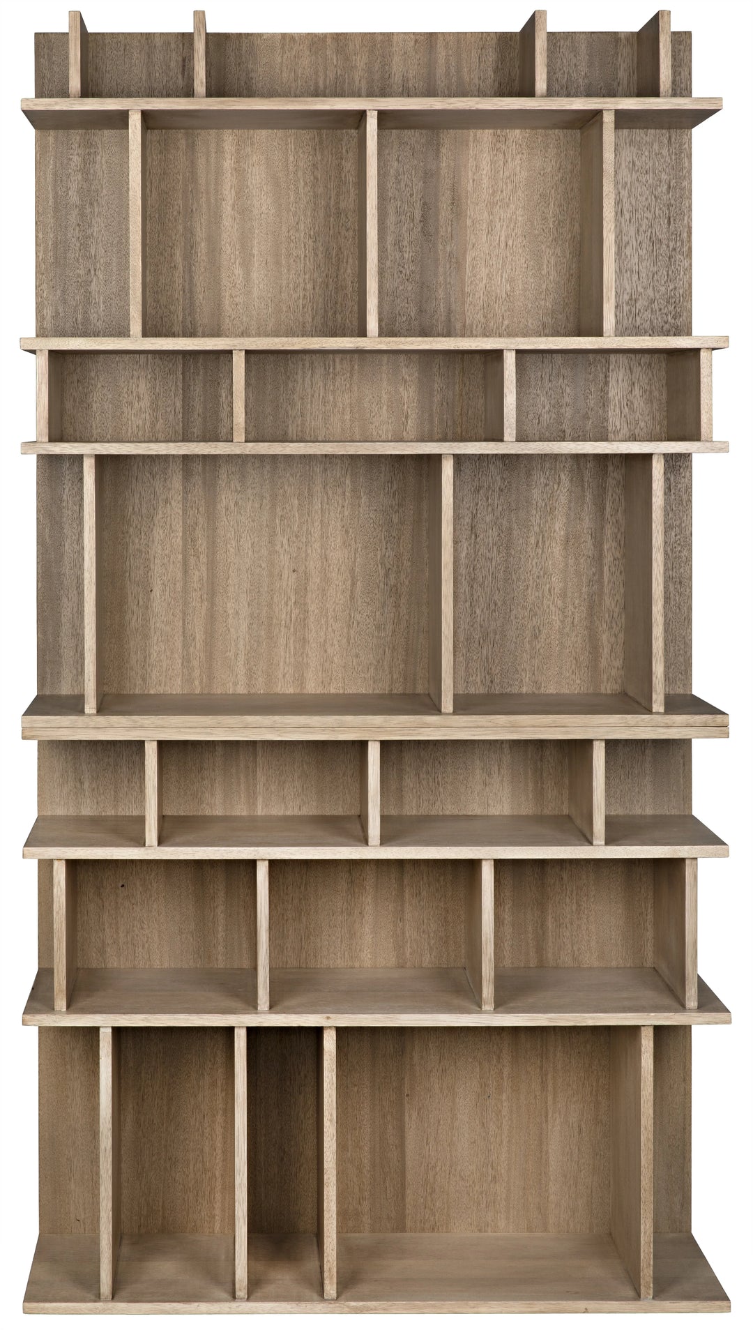 American Home Furniture | Noir - Rashi Bookcase, Washed Walnut