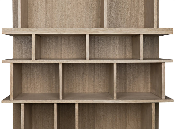 American Home Furniture | Noir - Rashi Bookcase, Washed Walnut