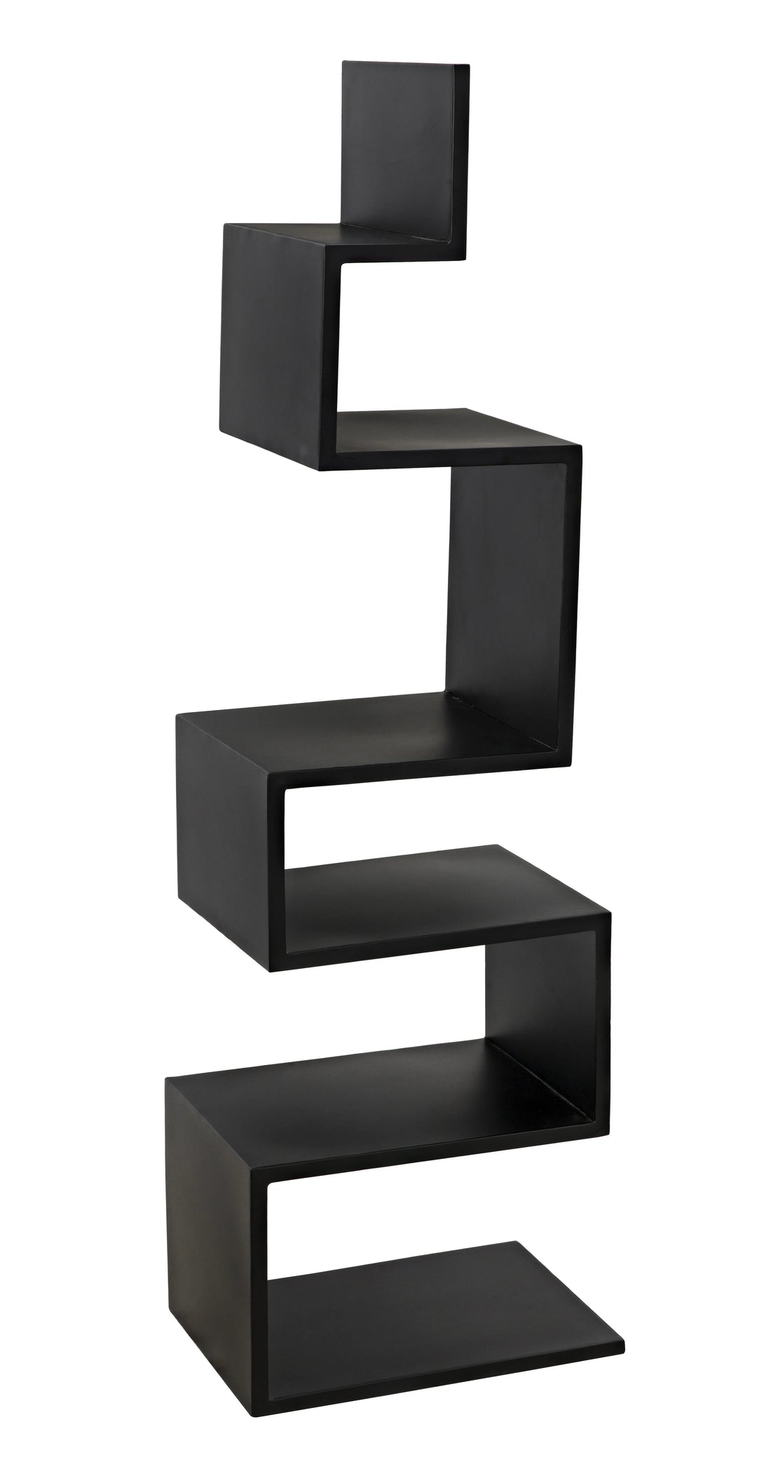 American Home Furniture | Noir - Laszlo Bookcase, Black Steel