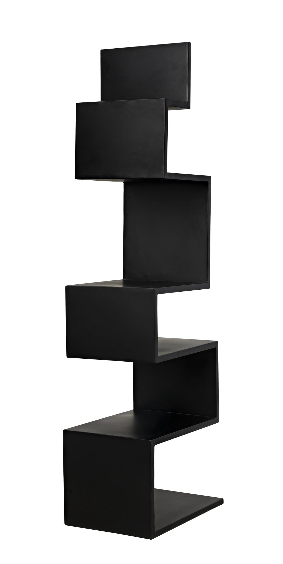 American Home Furniture | Noir - Laszlo Bookcase, Black Steel