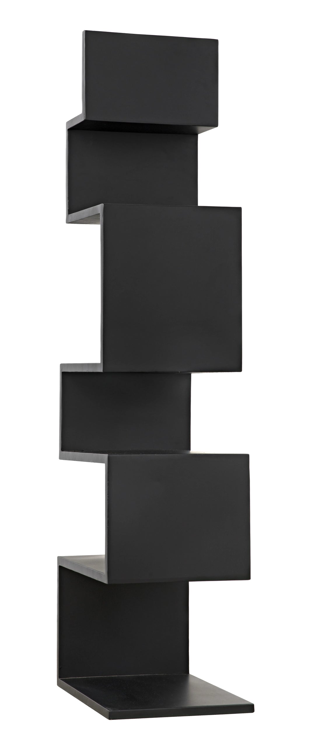 American Home Furniture | Noir - Laszlo Bookcase, Black Steel