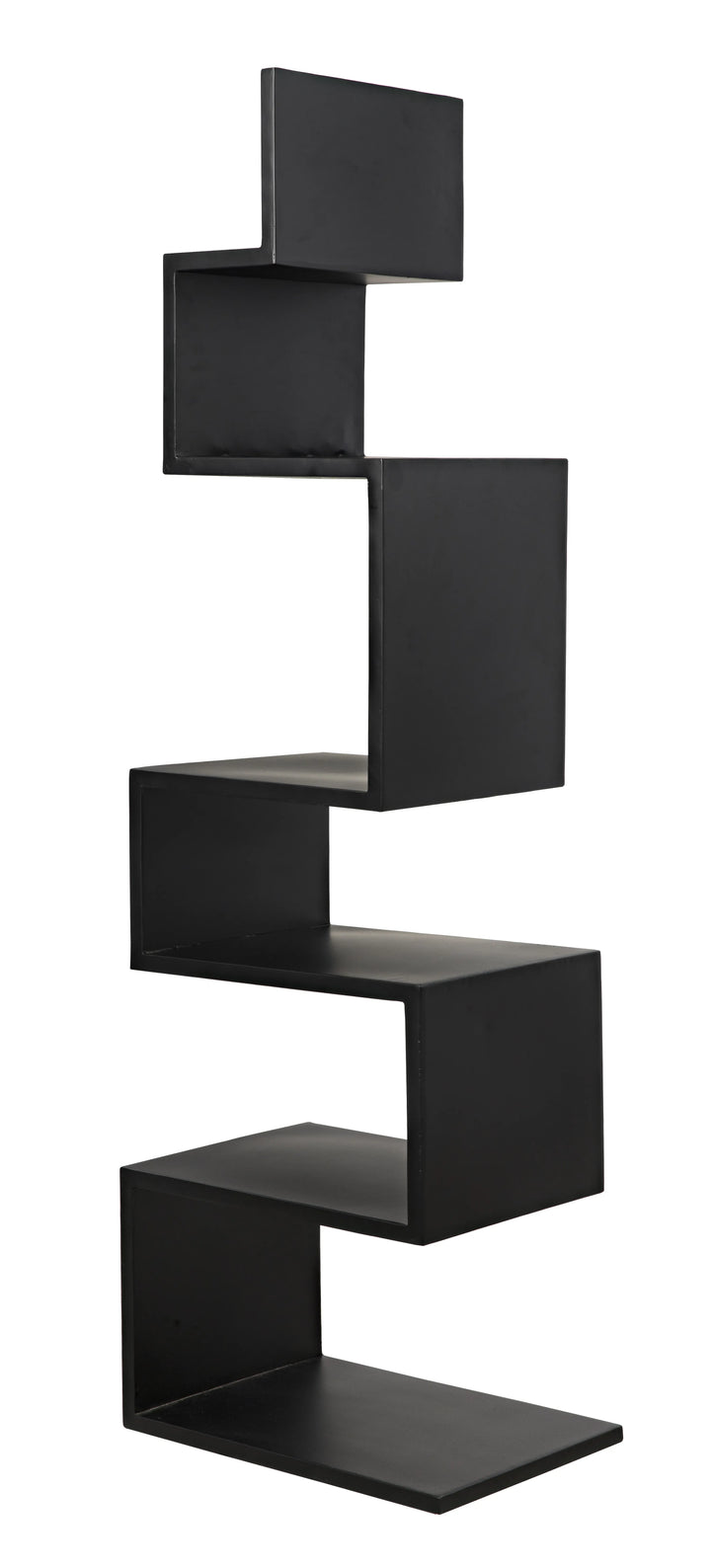 American Home Furniture | Noir - Laszlo Bookcase, Black Steel