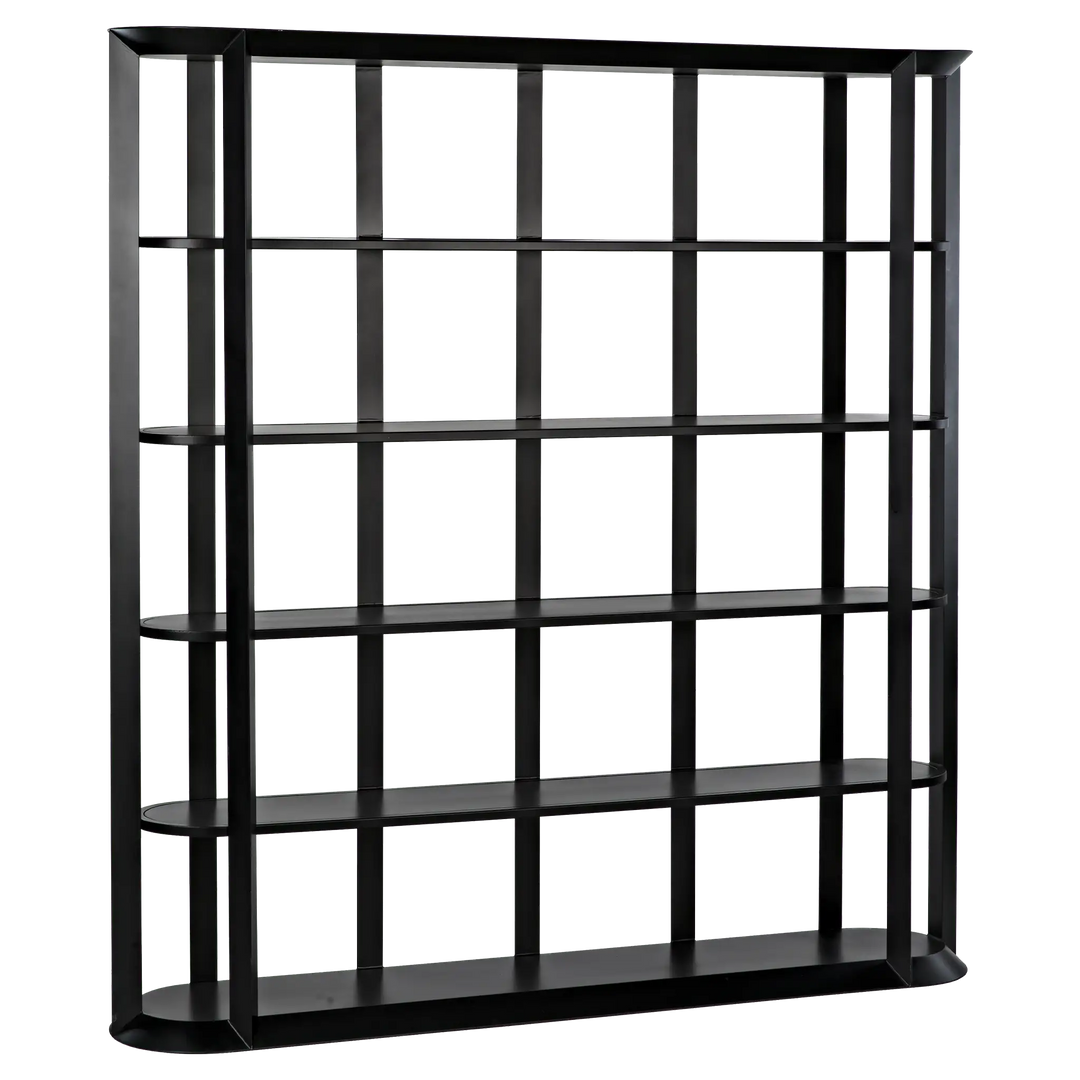 American Home Furniture | Noir - Foster Bookcase, Black Steel