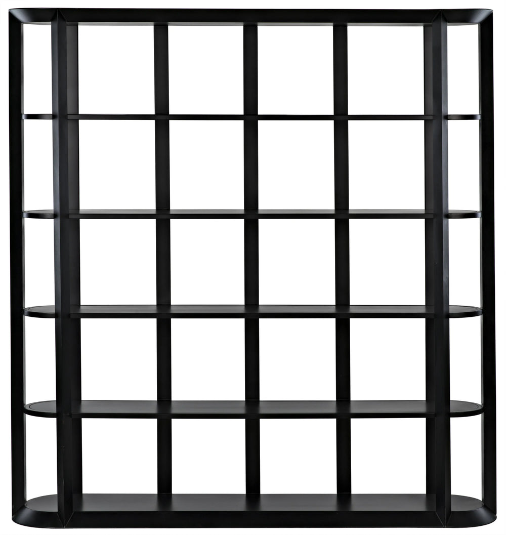 American Home Furniture | Noir - Foster Bookcase, Black Steel